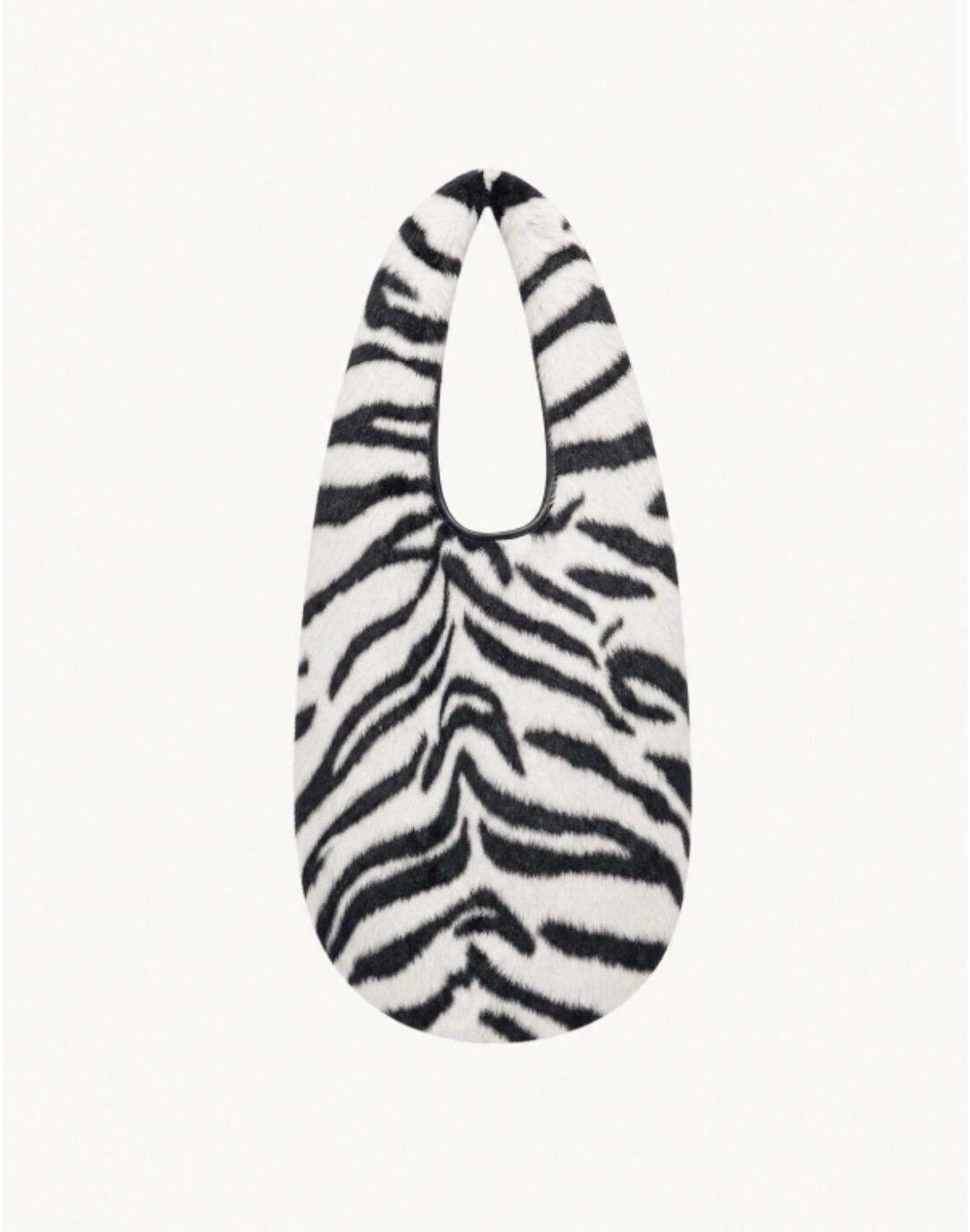 Geanta cu imprimeu zebra Lumina