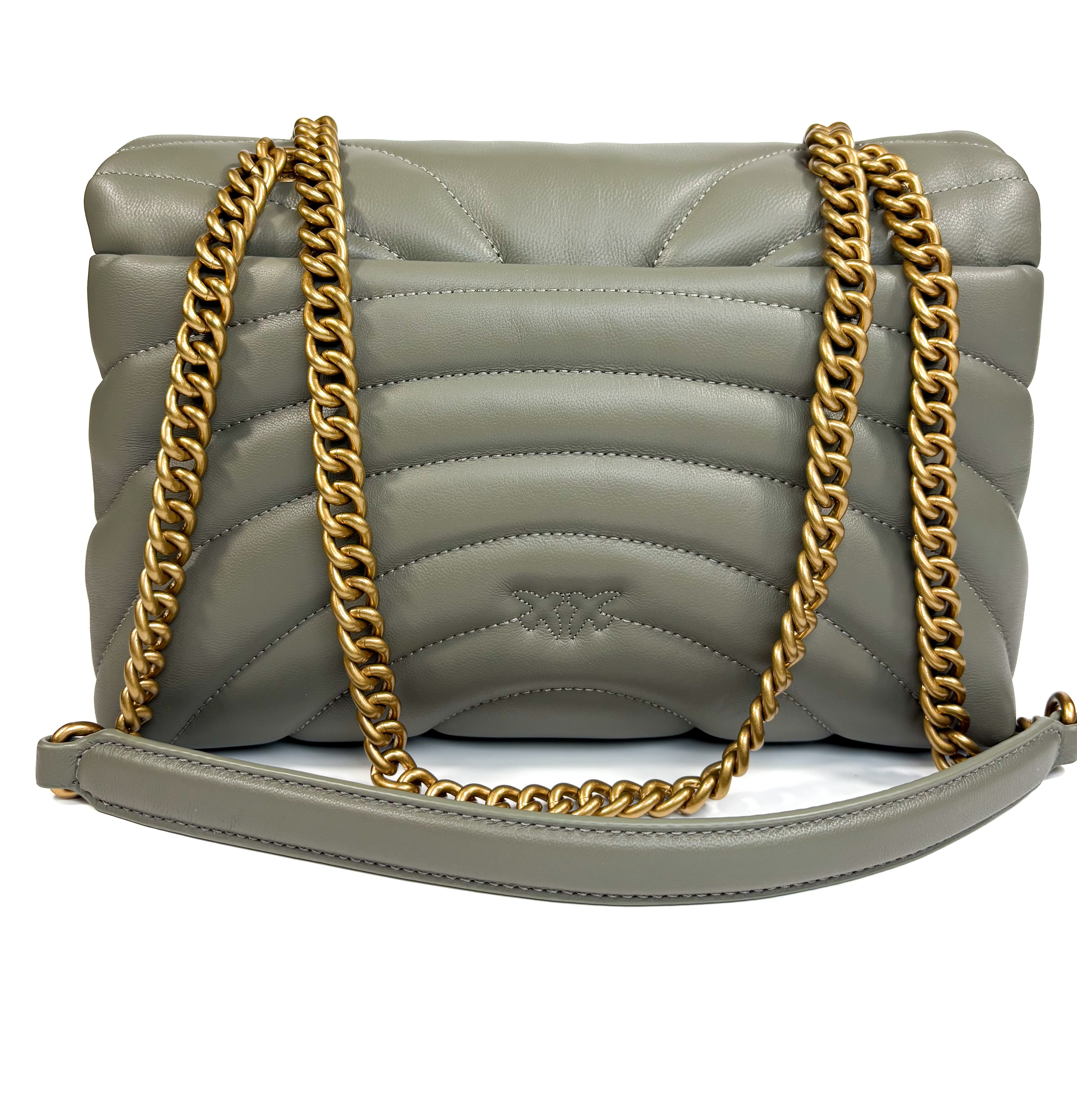 Pinko Love puff Classic Butterfly Green
