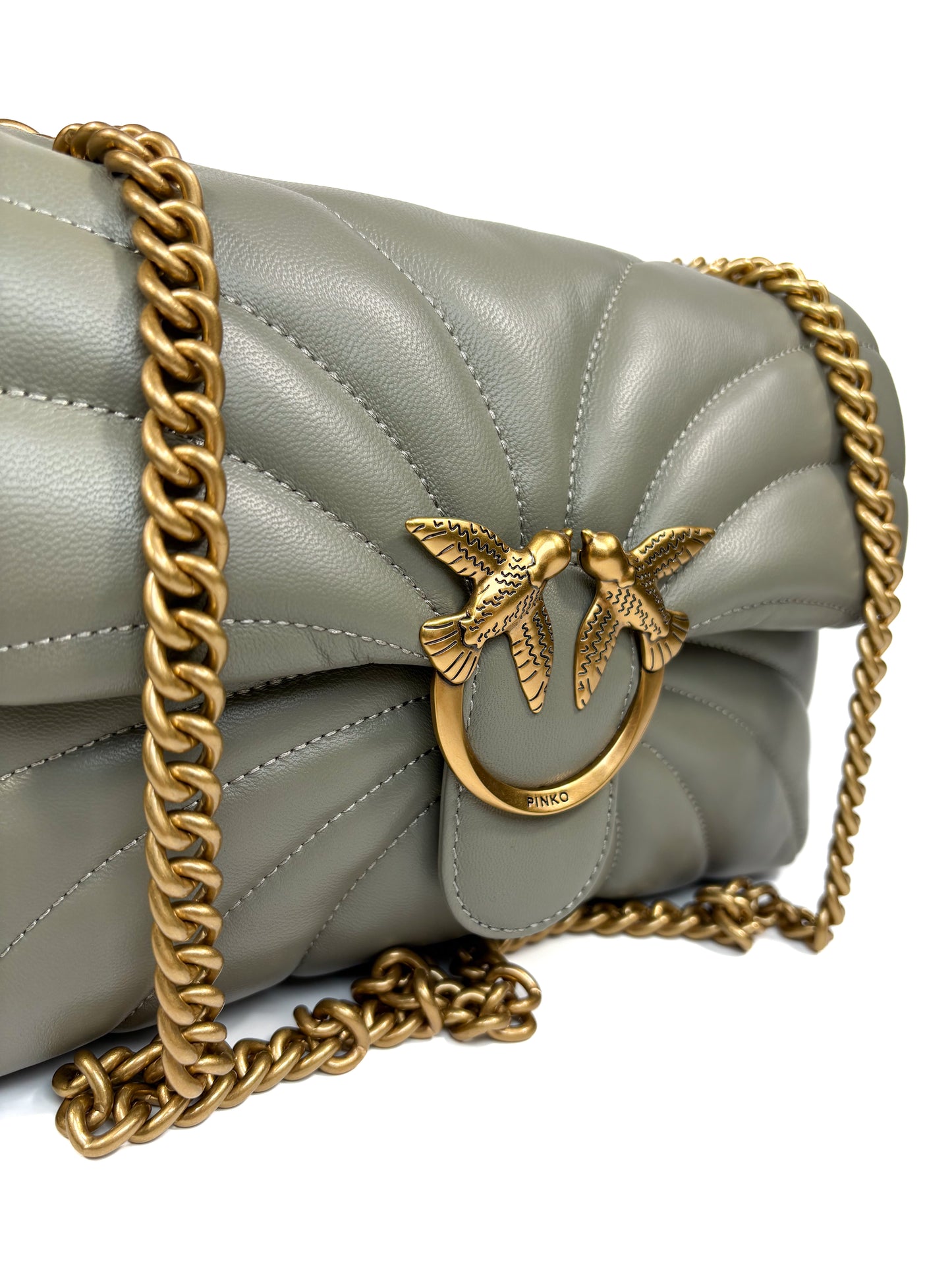 Pinko Love puff Classic Butterfly Green