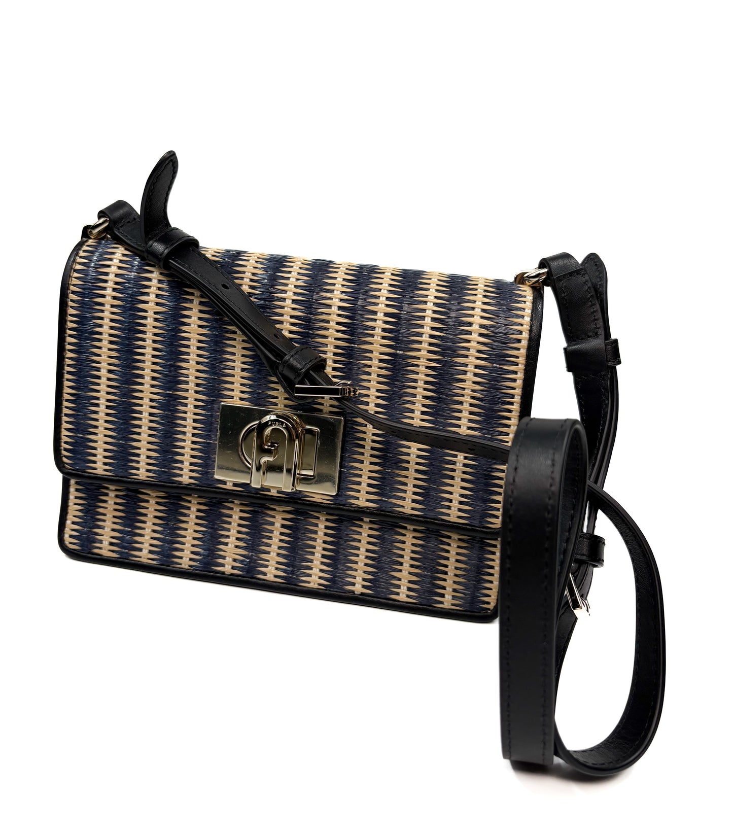 Furla 1927 mini rafia