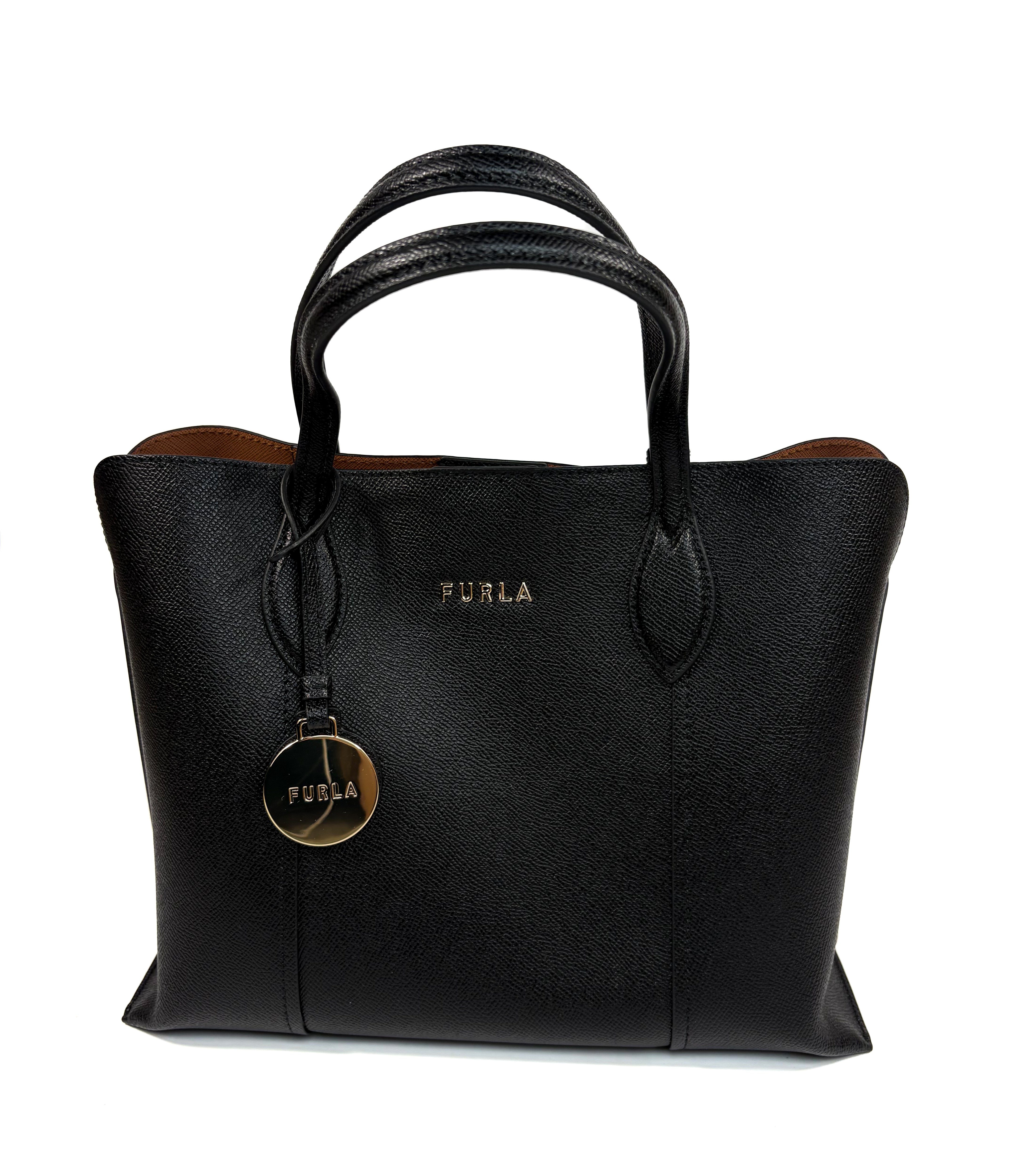 Geantă Furla Vittoria din piele,cu mânere pentru mână