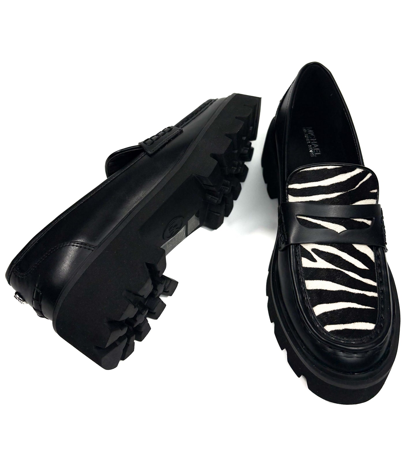 MK Holland zebra loafers