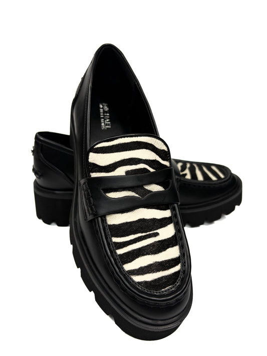 MK Holland zebra loafers