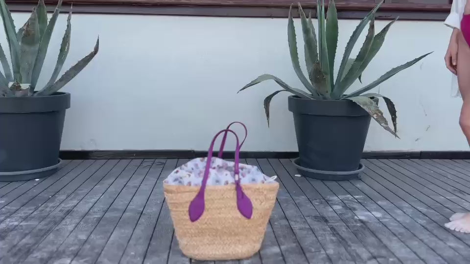 Geantă coș ratan Furla Danae